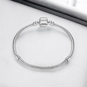 NEW 925 sterling silver snake bone chain bracelet jewelry B22B